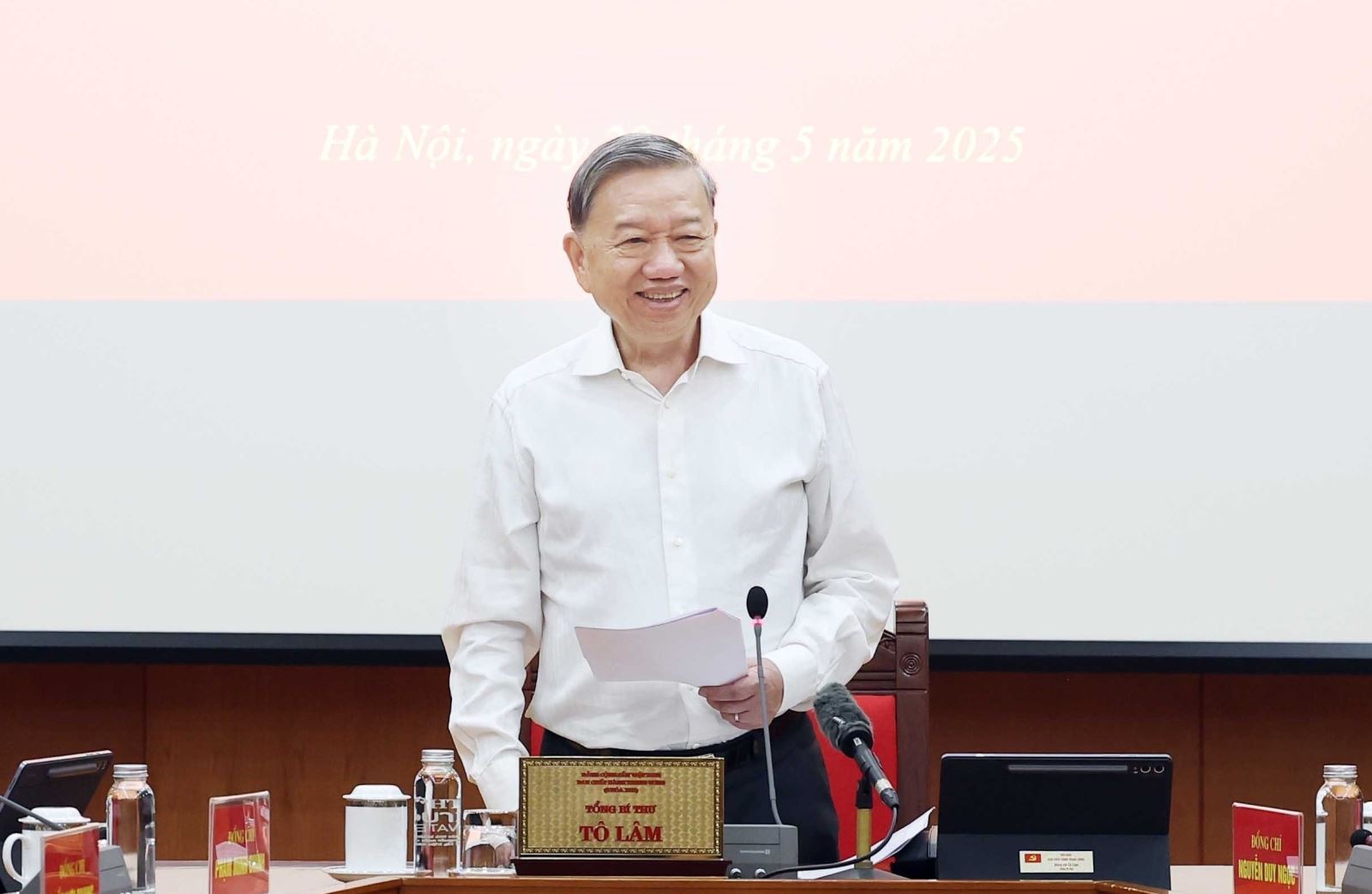 Bài viết "Thực hành tiết kiệm" của đồng chí Tổng Bí thư Tô Lâm